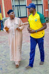 b8049dc8-a4aa-4039-b3b3-09ae44bb8d89-199x300 El-Kanemi Warriors Coach Kabiru Dogo Pays Homage to Shehu of Borno